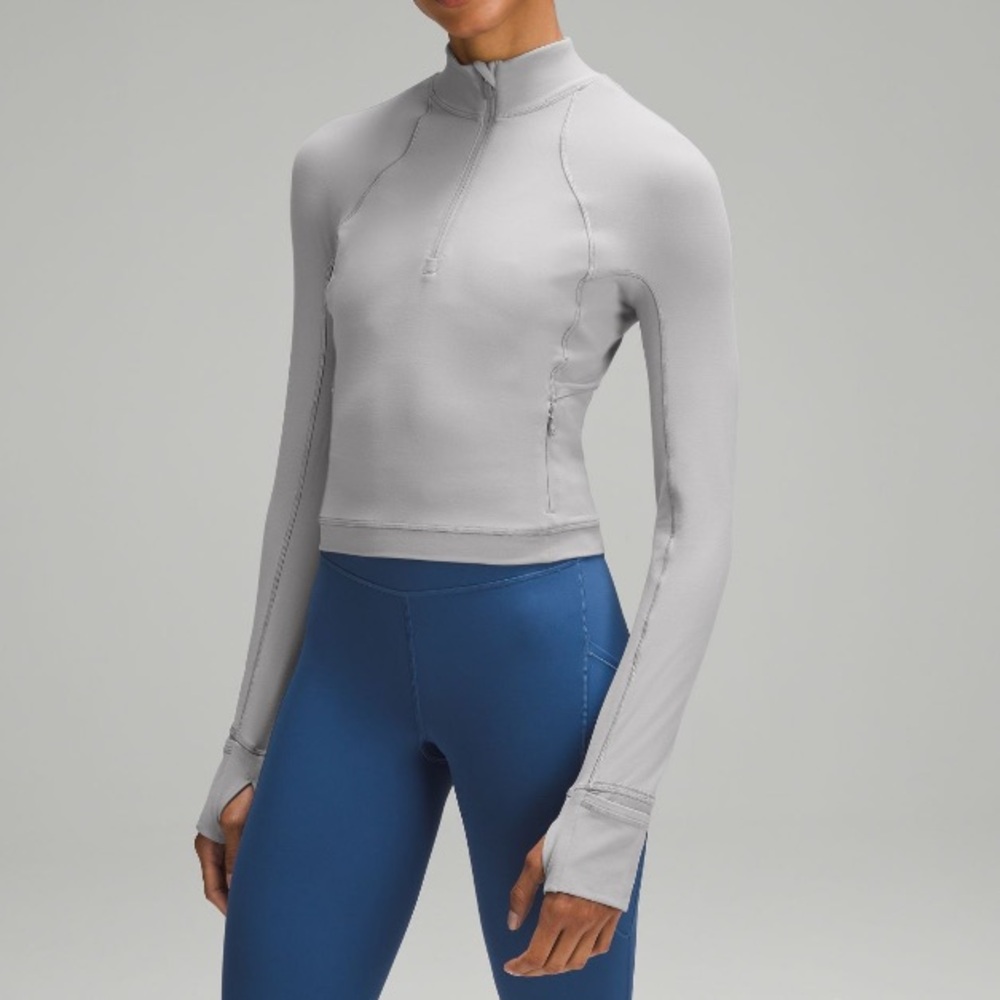 NWOT Cropped Half Zip